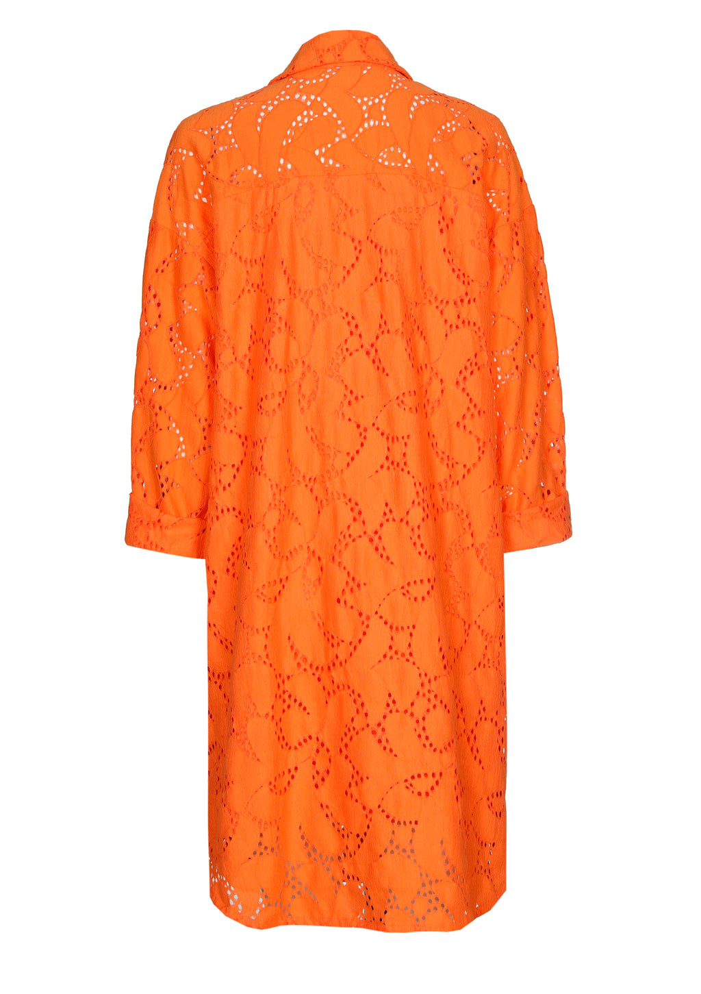 Jurken lange mouw oranje Caroline Biss