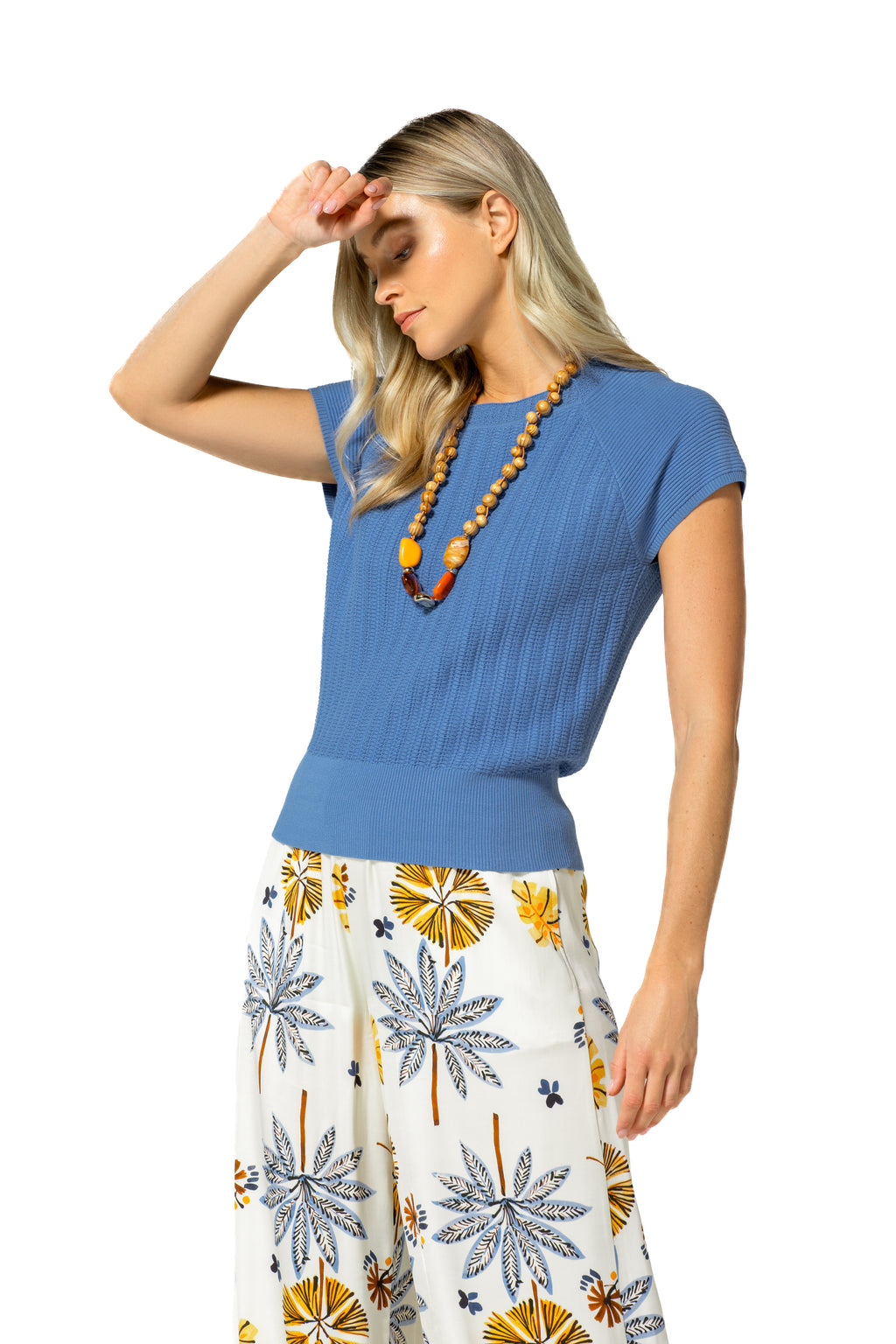 Pulls blauw Caroline Biss