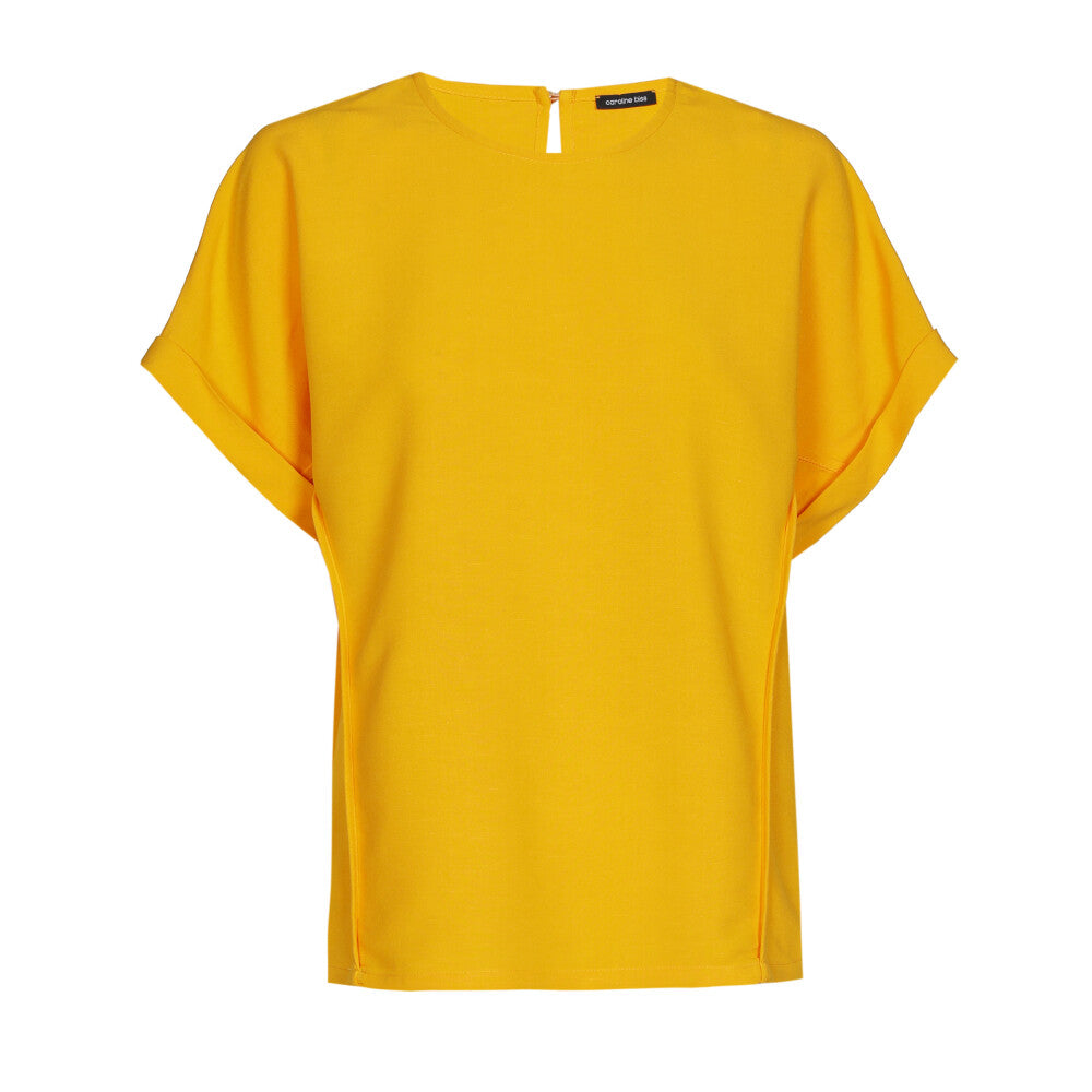 Blouses korte mouw oranje Caroline Biss