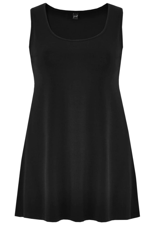 Tops zwart Yoek
