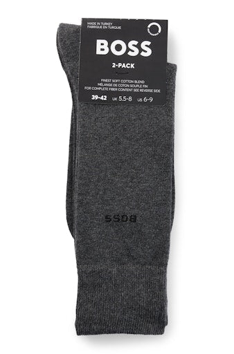 Kousen grijs Boss Men Black