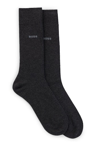 Kousen grijs Boss Men Black