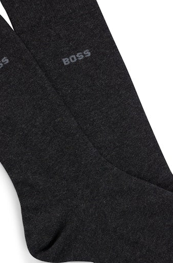 Kousen grijs Boss Men Black
