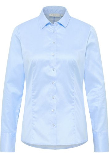 Blouses lange mouw blauw ETERNA