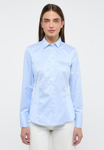 Blouses lange mouw blauw ETERNA