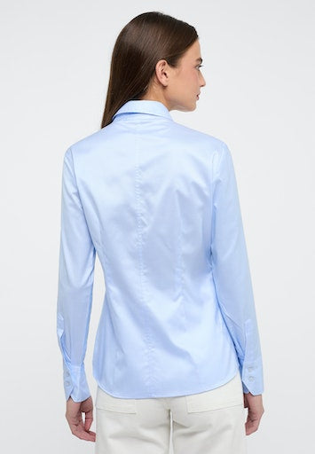 Blouses lange mouw blauw ETERNA