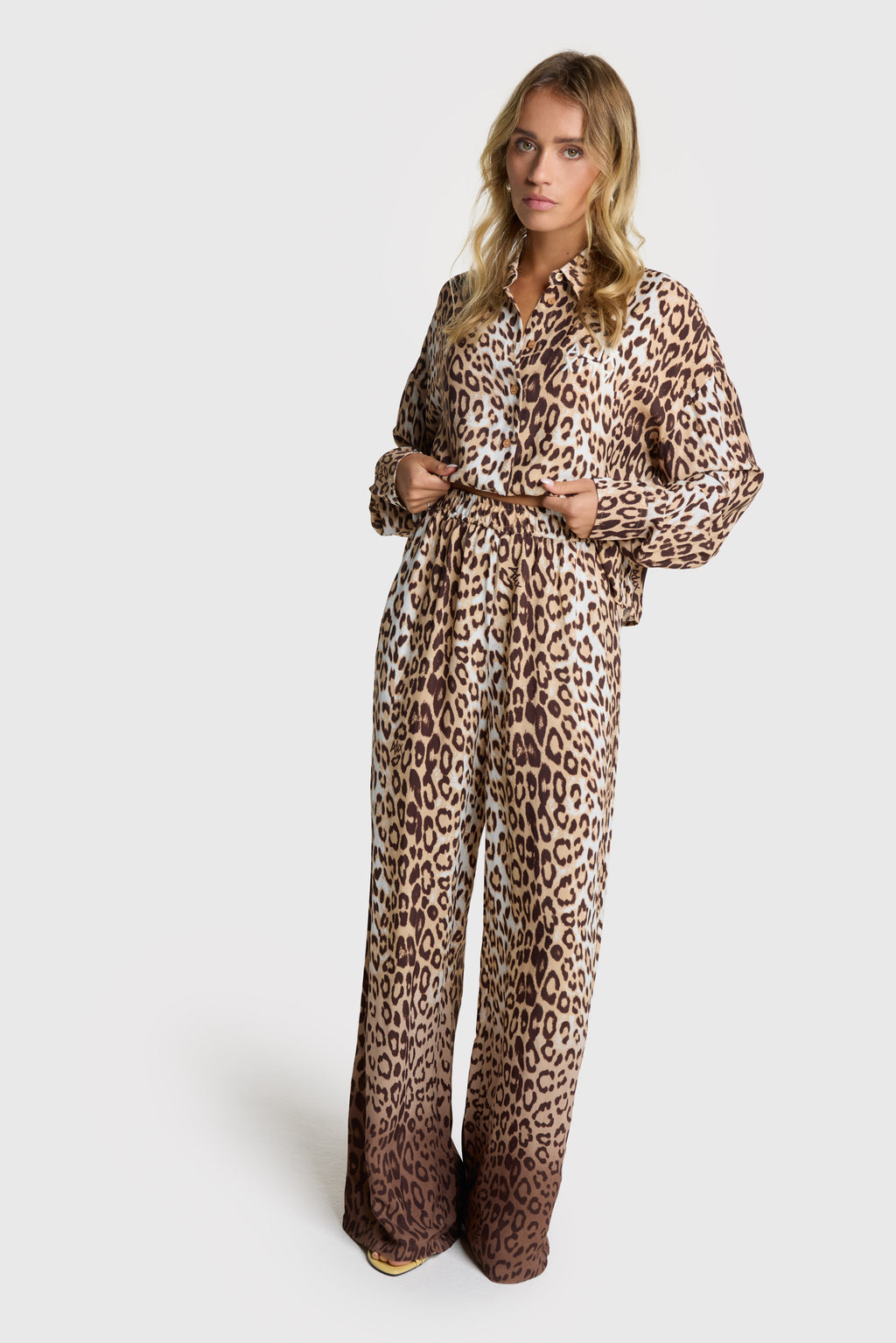 Blouses lange mouw bruin ALIX The Label
