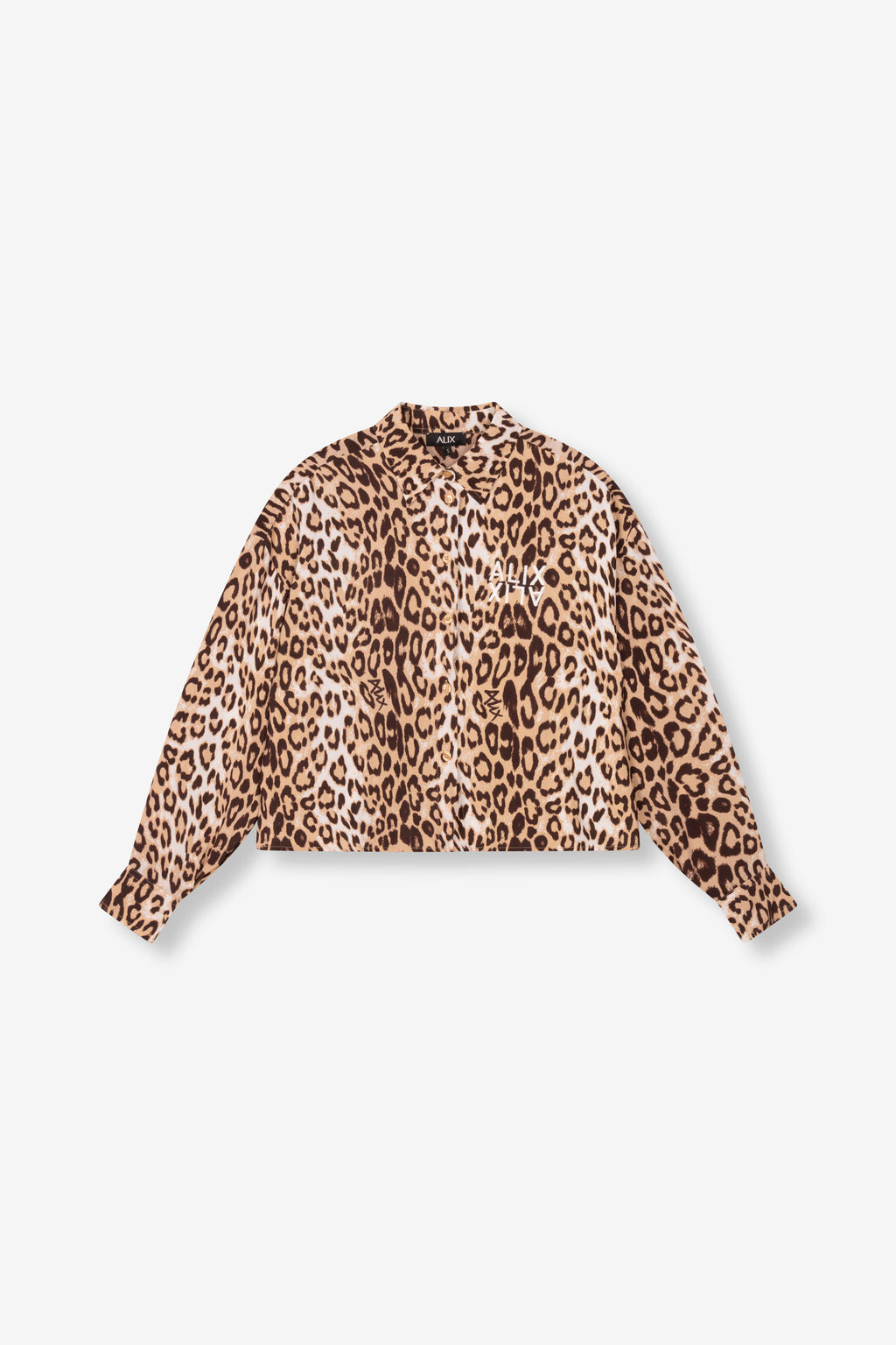 Blouses lange mouw bruin ALIX The Label