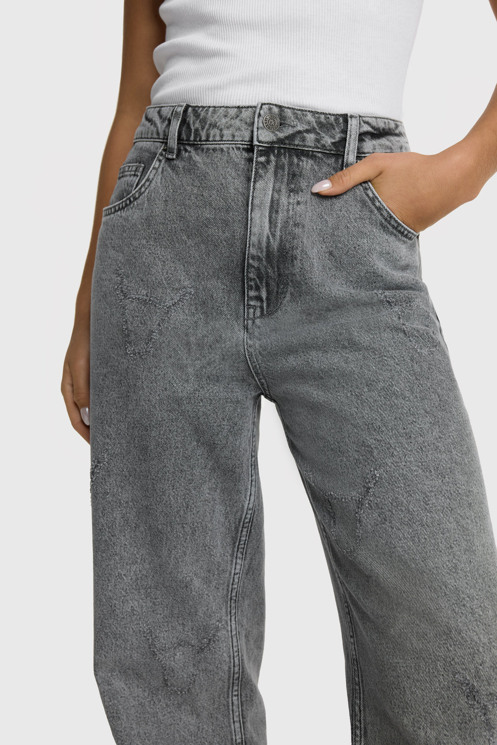 Jeans grijs ALIX The Label