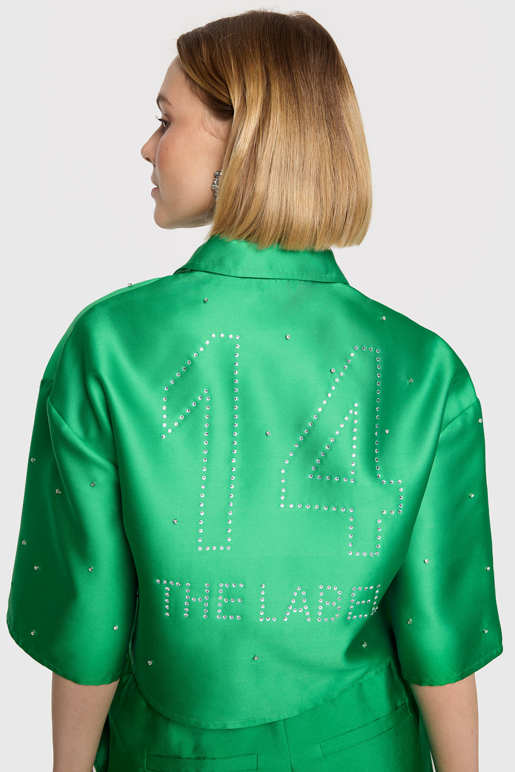 Blouses korte mouw groen ALIX The Label