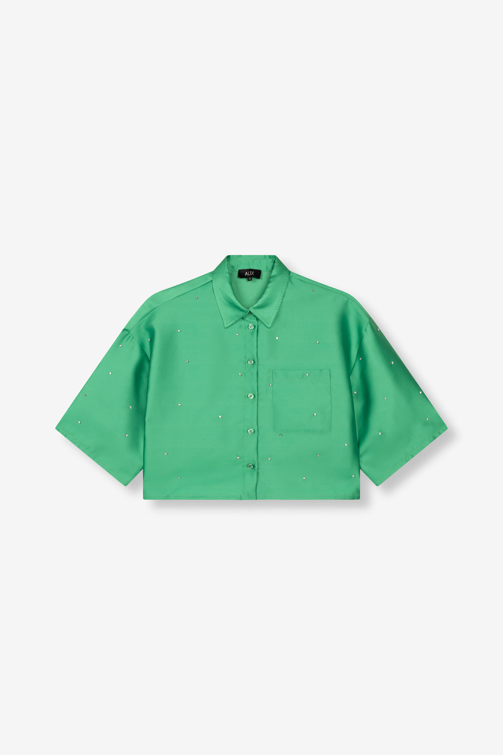 Blouses korte mouw groen ALIX The Label