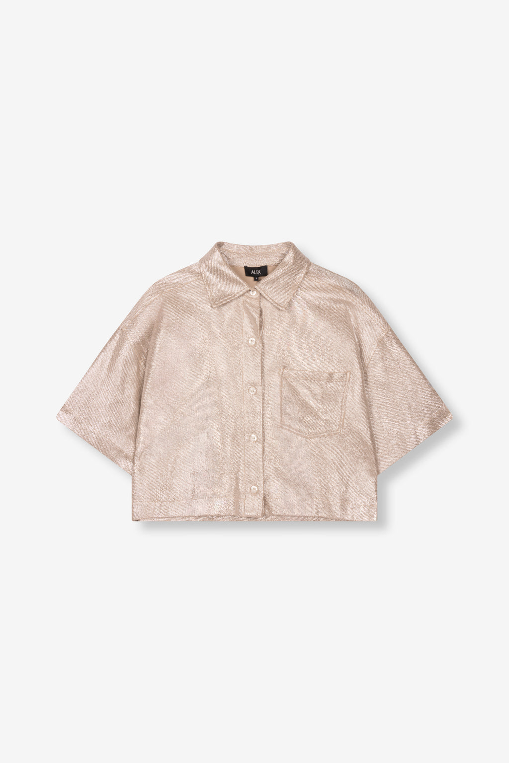 Blouses korte mouw zilver ALIX The Label