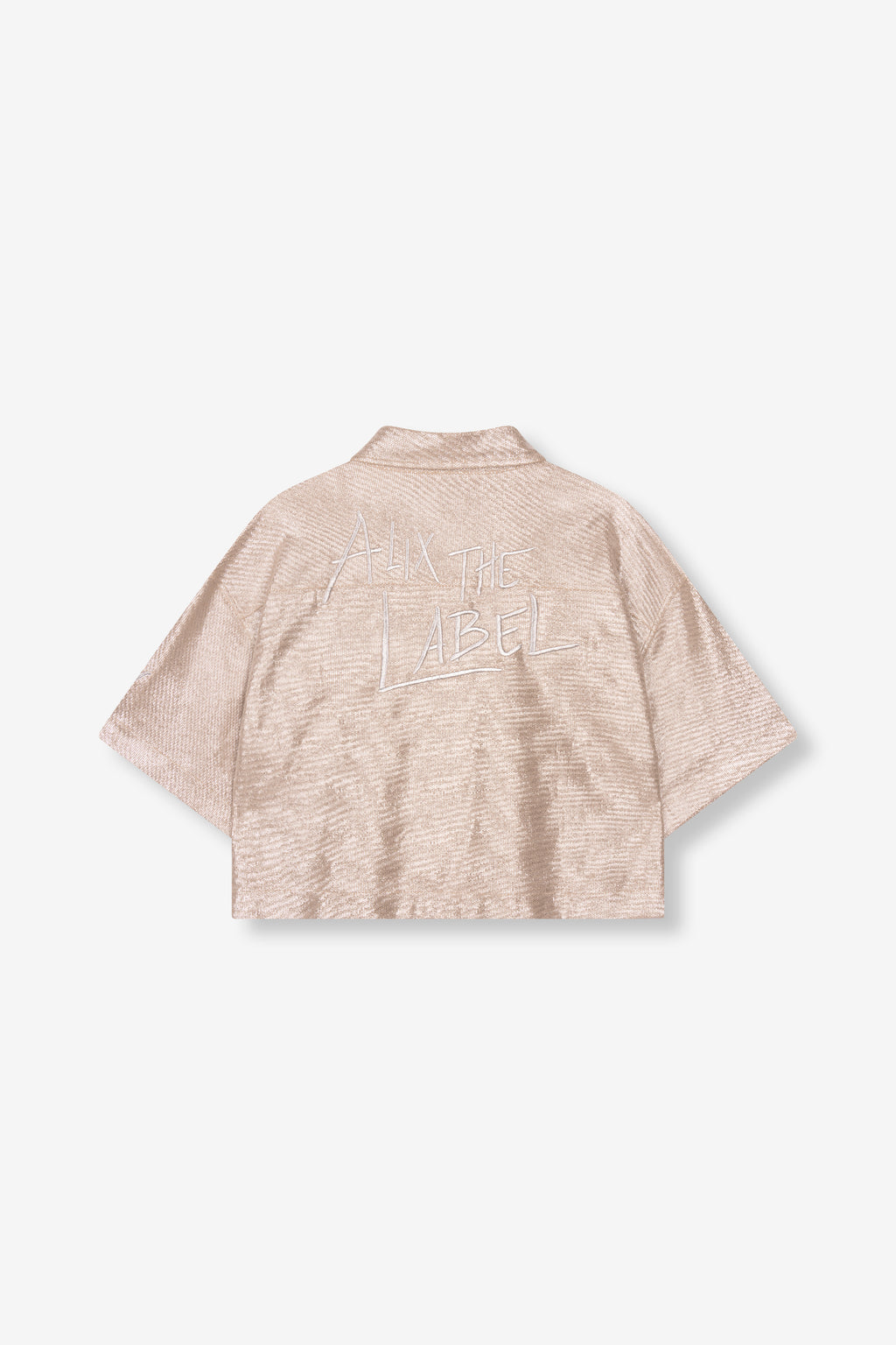 Blouses korte mouw zilver ALIX The Label