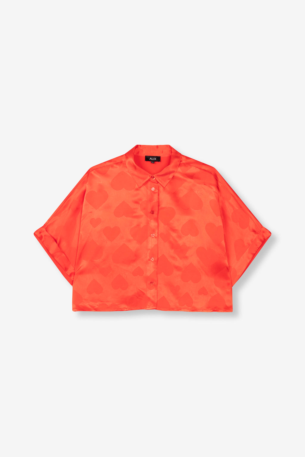 Blouses korte mouw oranje ALIX The Label