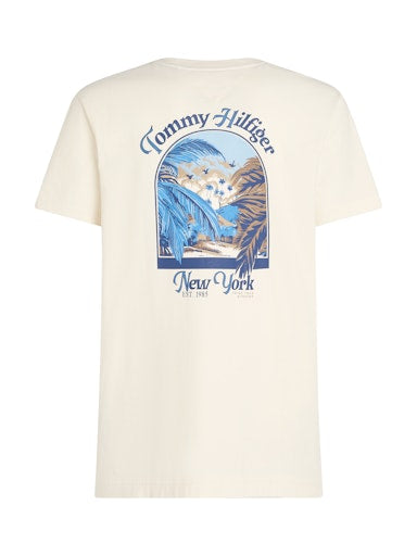 T-shirts korte mouw beige Tommy Hilfiger