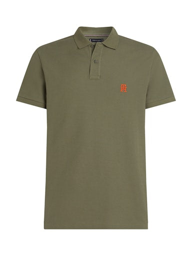 Polo's korte mouw groen Tommy Hilfiger