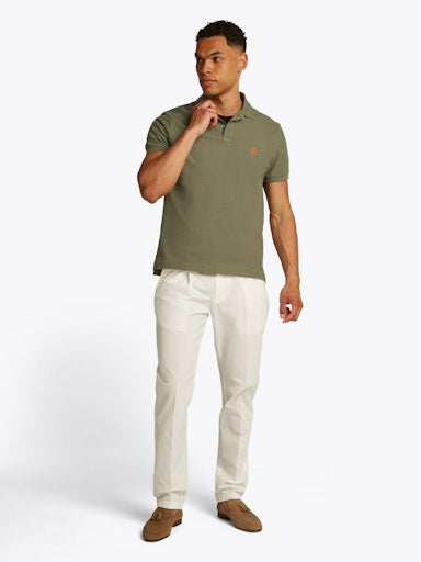 Polo's korte mouw groen Tommy Hilfiger