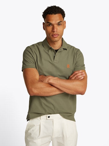 Polo's korte mouw groen Tommy Hilfiger