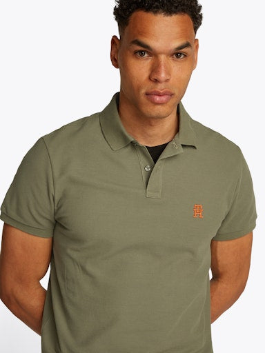 Polo's korte mouw groen Tommy Hilfiger