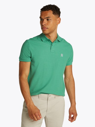 Polo's korte mouw groen Tommy Hilfiger