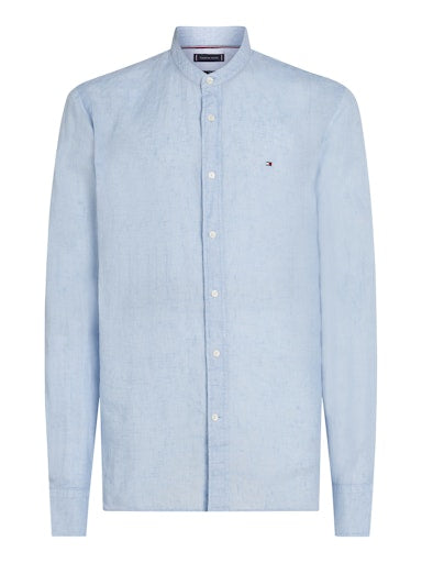 Hemden lange mouw blauw Tommy Hilfiger
