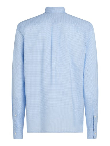 Hemden lange mouw blauw Tommy Hilfiger