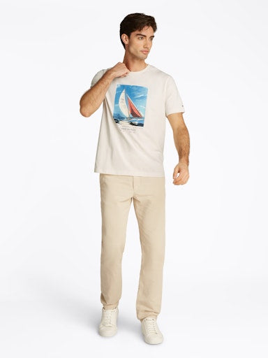 T-shirts korte mouw beige Tommy Hilfiger