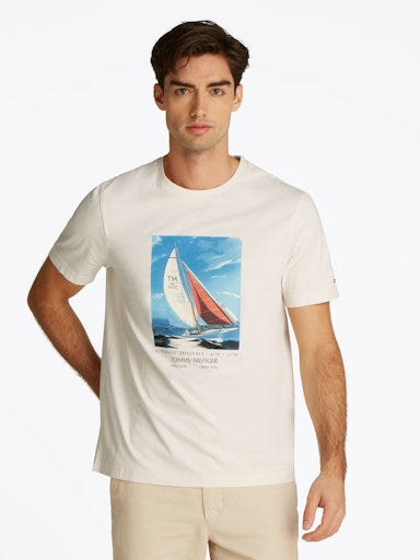 T-shirts korte mouw beige Tommy Hilfiger