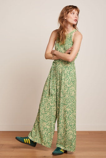 Jumpsuits zonder mouw groen King Louie