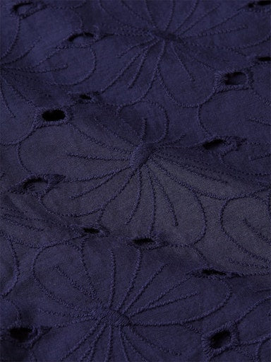 Blouses korte mouw blauw King Louie
