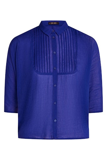 Blouses lange mouw blauw King Louie