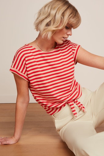 T-shirts korte mouw rood King Louie
