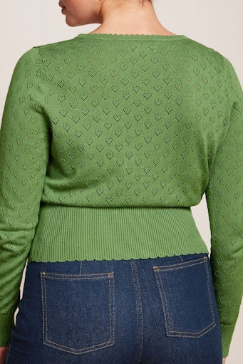 Cardigans groen King Louie