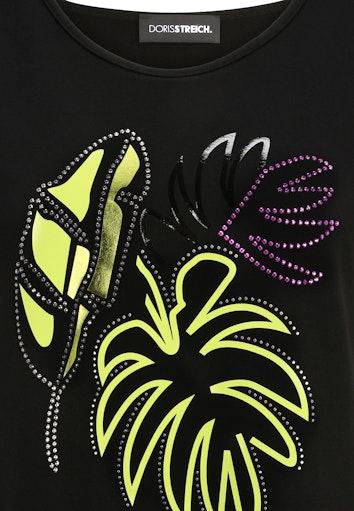 T-shirts korte mouw zwart Doris Streich