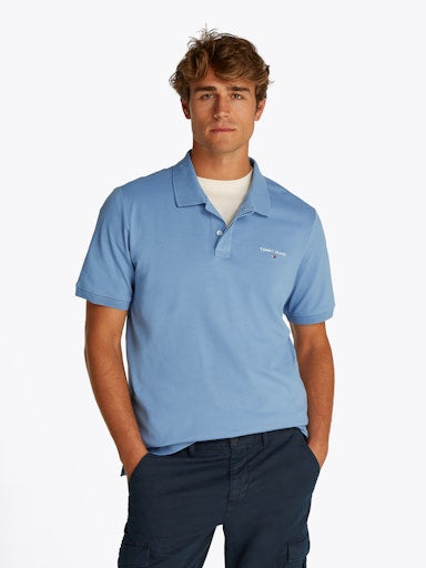 Polo's korte mouw blauw Tommy Jeans