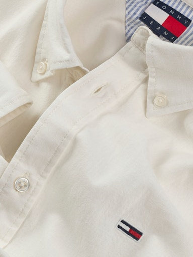 Hemden lange mouw beige Tommy Jeans