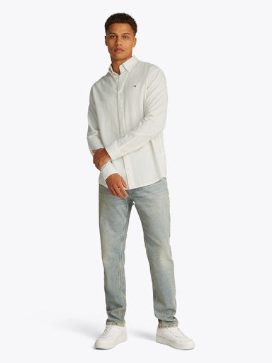 Hemden lange mouw beige Tommy Jeans