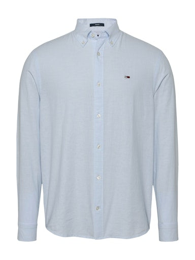 Hemden lange mouw blauw Tommy Jeans