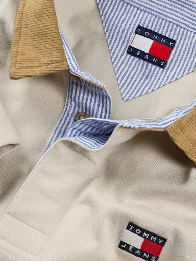Polo's lange mouw multicolor Tommy Jeans