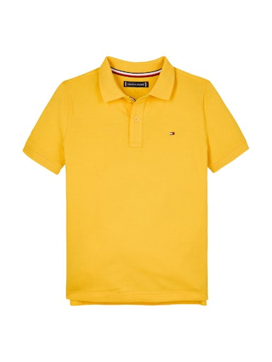 Polo's korte mouw geel Tommy Hilfiger