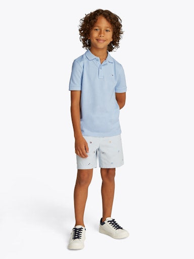 Polo's korte mouw blauw Tommy Hilfiger