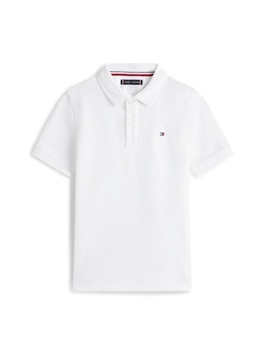 Polo's korte mouw wit Tommy Hilfiger