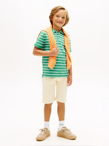 Polo's korte mouw groen Tommy Hilfiger