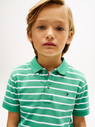Polo's korte mouw groen Tommy Hilfiger