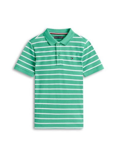 Polo's korte mouw groen Tommy Hilfiger