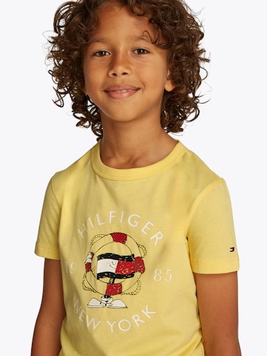 T-shirts korte mouw geel Tommy Hilfiger