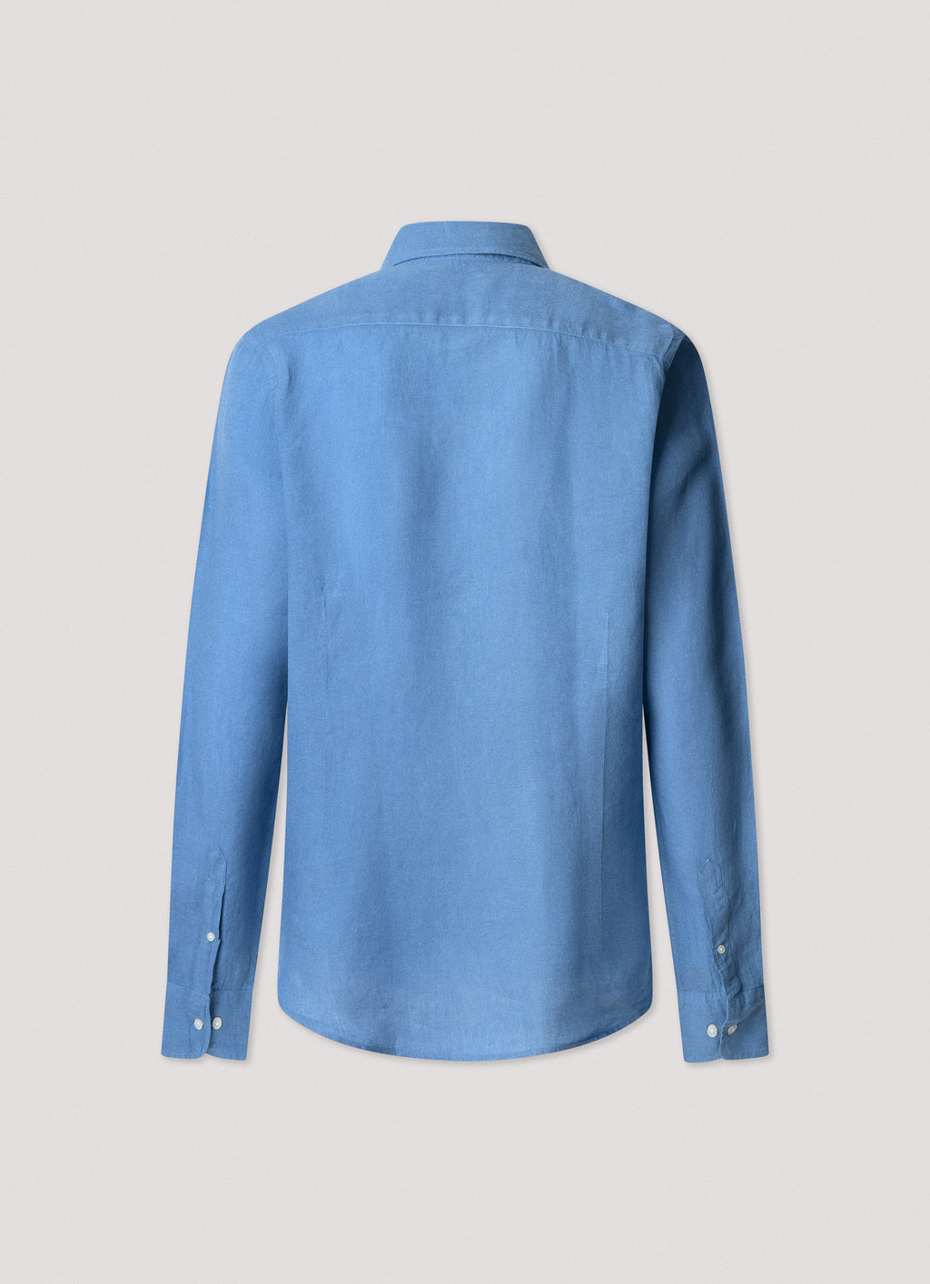 Hemden lange mouw blauw Hackett London