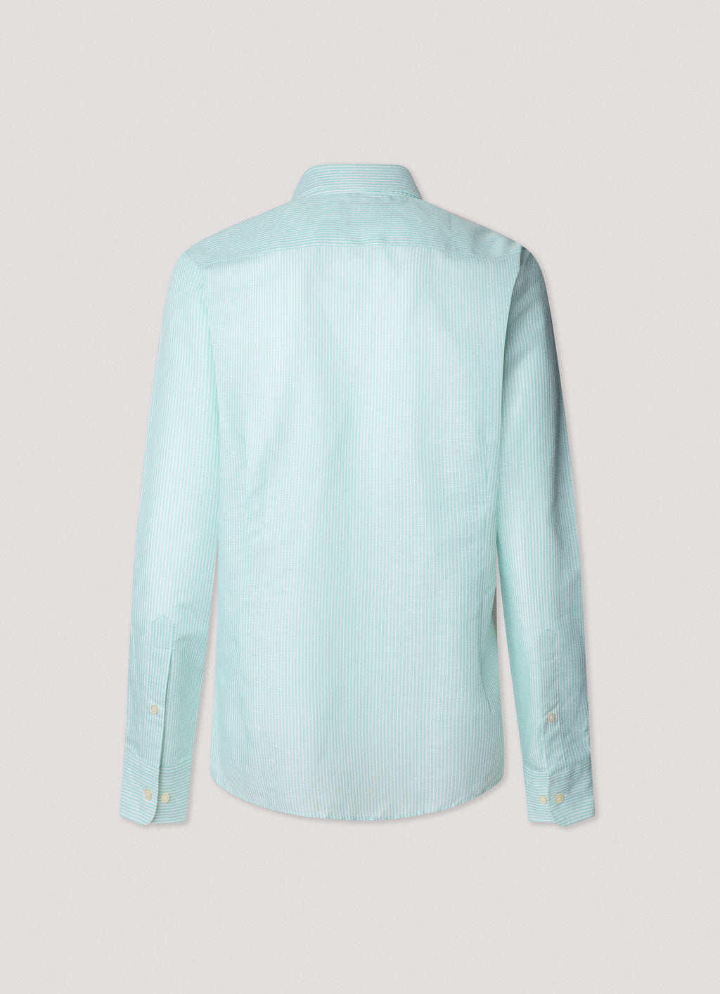 Hemden lange mouw groen Hackett London
