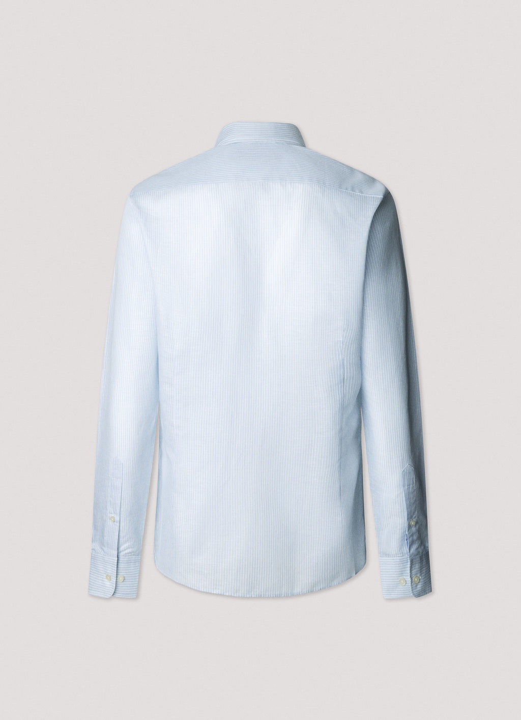Hemden lange mouw blauw Hackett London