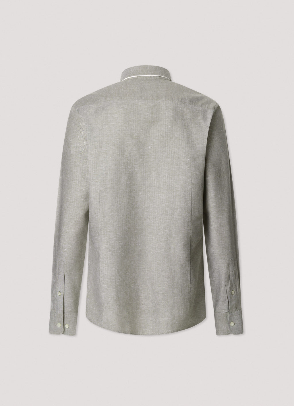 Hemden lange mouw groen Hackett London